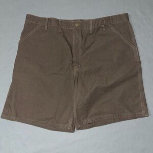 Carhartt Shorts Mens Size 44 Dark Brown Shorts Canvas B125